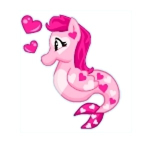 Rose Heart Hippocamp Seapony